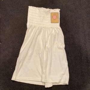 Juicy strapless coverup